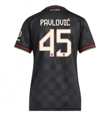 Bayern Munich Aleksandar Pavlovic #45 Tredje Tröja Dam 2025-26 Kortärmad
